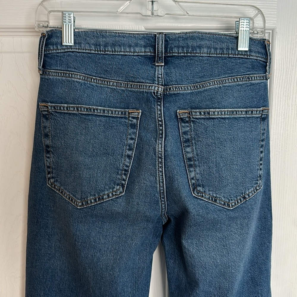 Gap 90s loose high-rise 26/2RS denim jeans size 26 regular slit in bottom